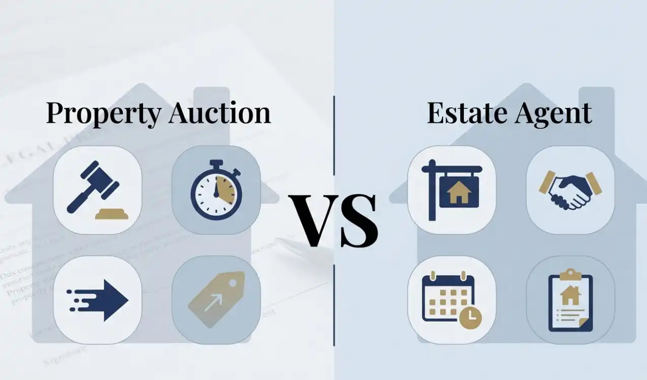 Property auction vs estate agent – which is the better way to sell in 2026?