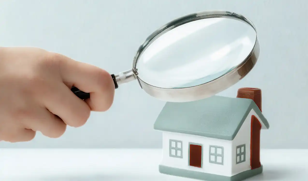 Surveyor inspecting a UK property before an auction bid — property survey before auction