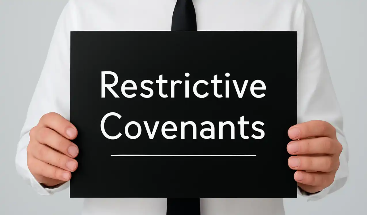Restrictive covenant on property title at auction – what buyers need to know